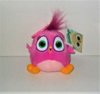Angry Birds Hatchlings 4 " Plush Pink With Tag