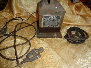 Vintage Tungar Battery Charger Ge Antique And Heavy