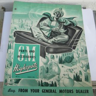 Scarce March 1946 Gm Highspots General Motors Of Canada Parts Brochure