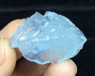 Wow 8.  8g Find Natural Blue Aquamarine Crystal Specimens 29p7