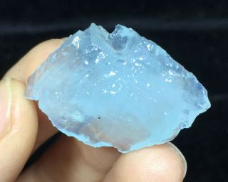 WOW 8.  8g Find Natural Blue Aquamarine Crystal Specimens 29P7 4