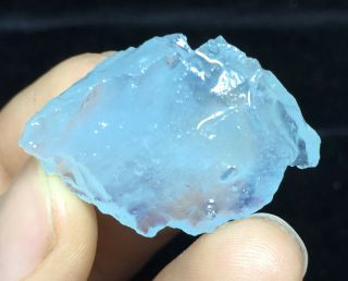 WOW 8.  8g Find Natural Blue Aquamarine Crystal Specimens 29P7 5