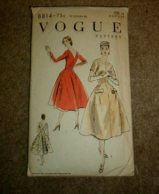 Vogue 8814 Vtg 1950 