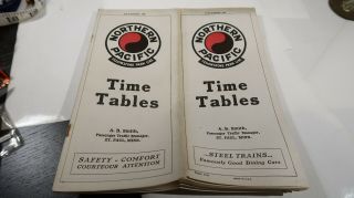 Northern Pacific Yellowstone Park Line Railroad Time Table July August 1923