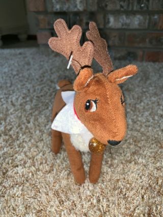 Elf On The Shelf Pet Reindeer 2014 Cca & B Heart Collar Plush Toy Christmas