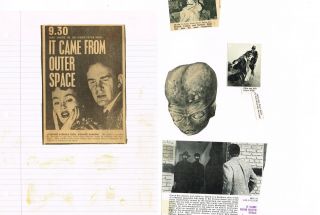 IT CAME FROM OUTER SPACE 1953 MOVIE CLIPPINGS REVIEWS RAY BRADBURY 3