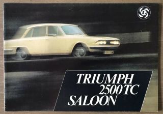 1976 Triumph 2000tc Saloon Australian Sales Brochure