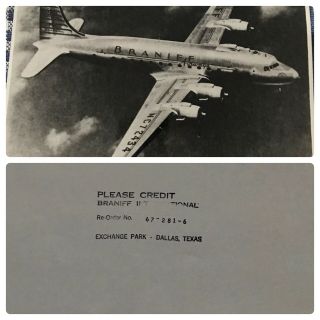 Braniff Airplane Photos Set Of 5 Vintage 8 x 10 Photographs 2