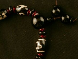 Good Quality Tibetan Agate Dzi Small Beads Prayer Bracelet S013 2