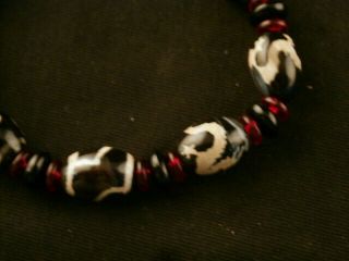 Good Quality Tibetan Agate Dzi Small Beads Prayer Bracelet S013 5