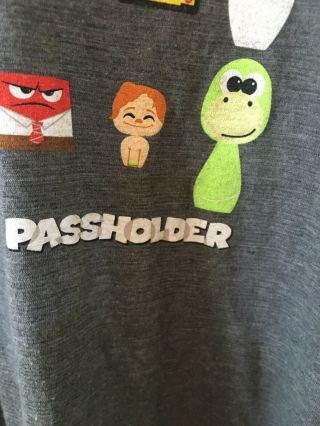 Disney Pixar Fest AP Annual Passholder T - Shirt X - LARGE 2018 4