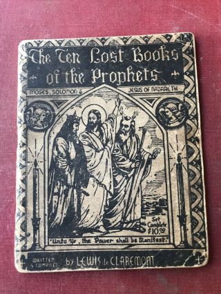 1936 The Ten Lost Book Of The Prophets Secret Of The Psalms 3