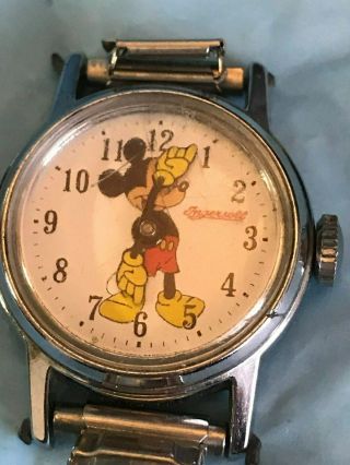 Ingersoll Mickey Mouse Watch - - Runs - - Band Broken - - - - - - - - - - - - - M & E