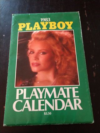 Vintage 1983 Playboy Playmate Calendar With Sleeve