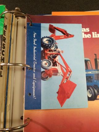 Vintage Ford Industrial Tractor And Equipment Advertising Postcard