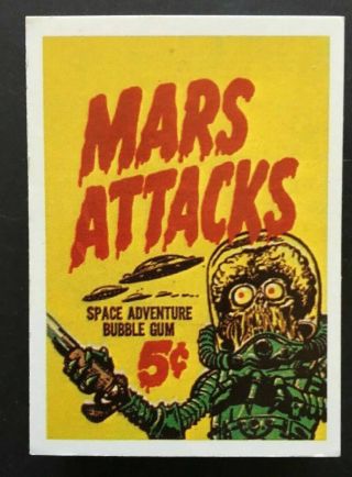 1984 Mars Attacks Galasso Reprint Set 56 Cards Plus 2 Vintage Cds