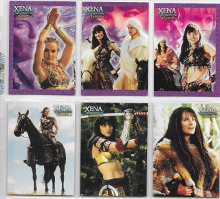 Xena Warrior Princess Season 6 Base Set Of 72 Cards - Lucy Lawless