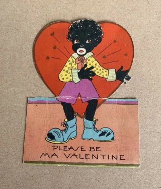 Vintage Black Americana Valentines Day Cards & Birthday