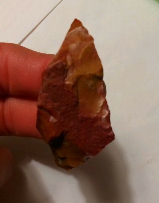 Authentic Native American Clovis Arrowhead Scraper Paleo Artifacts 2 " X 1 "