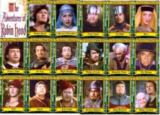 Adventures Of Robin Hood Trading Cards Errol Flynn