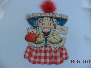 Vintage Hallmark Land Of Make Believe Doll Card - Polly Put The Kettle On