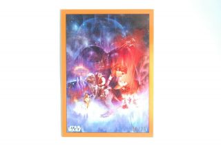 2019 Topps Star Wars Chrome Poster Cards The Empire Strikes Orange Refractor /25