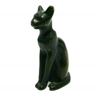 Egyptian Bastet Bast Cat Goddess Bronze Figurine 1986 Tfm