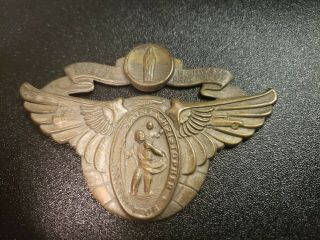 Vintage Our Lady Of The Highways Pray For Us St.  Christopher Catholic Visor Clip