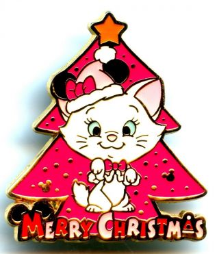 Tokyo Disneysea - Christmas Tree Game Prize 2005 Pin - Marie (aristocats)