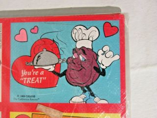 Vintage Valentines Day Cards California Raisins 3