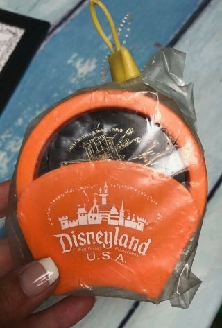 Vintage Walt Disney Disneyland Usa 5 Piece Plastic Coasters Set 70’s Colors Nip