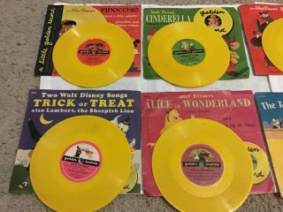 10 Little Golden Records (1940’s & 1950’s) - Walt Disney: Cinderella,  Pinocchio, 4