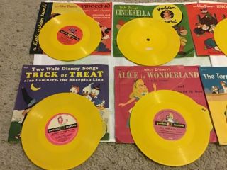 10 Little Golden Records (1940’s & 1950’s) - Walt Disney: Cinderella,  Pinocchio, 7