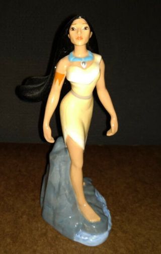 Vintage Disney Pocahontas Ceramic Figurine Wdw Walt Disney World