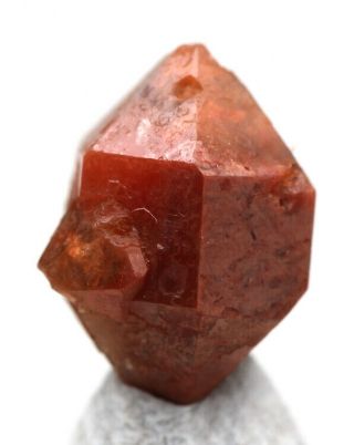 Hematoid Quartz Red Crystal Double Terminated Specimen Spain