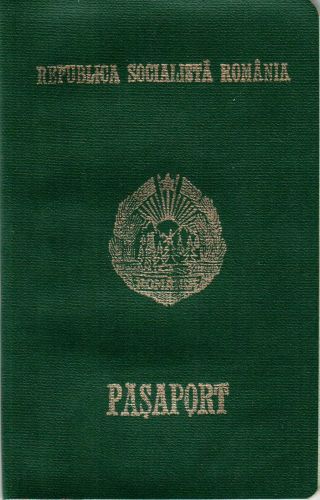 Romania,  1990,  Expired Passport (rsr Type) - No Visas & Stamps
