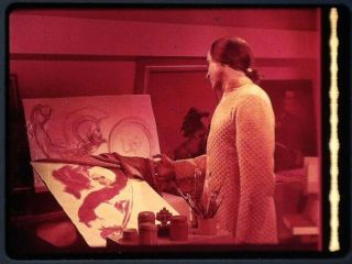 Star Trek Tos 35mm Film Clip Slide Space Seed Khan Admiring Painting 1.  22.  12