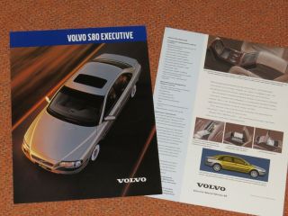 2000 Volvo S80 Executive Armoured Brochure - - Russia