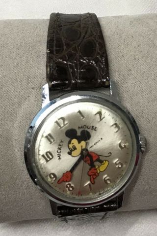Vintage Collectable Mickey Mouse Watch Walt Disney Production