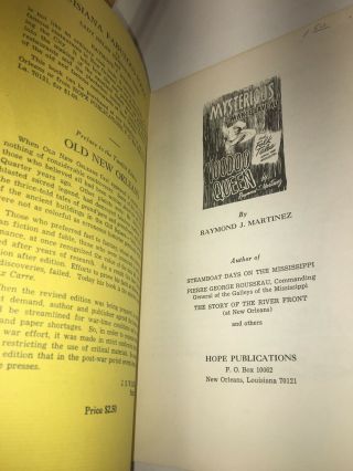 1956 - Mysterious Marie LaVeau,  VOODOO QUEEN,  & Folk Tales,  by Raymond J.  Martinez 4