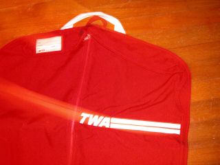Vintage Nos Twa Airlines Suit Bag Carry On. ,  Trans World Airlines