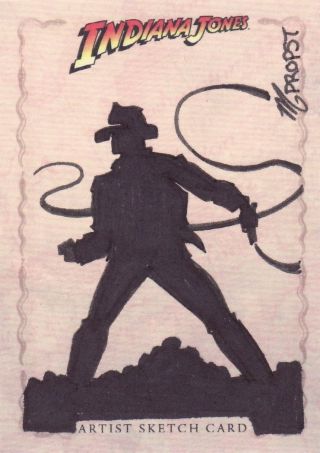 Indiana Jones Heritage Mark Propst / Indiana Jones Sketch Card