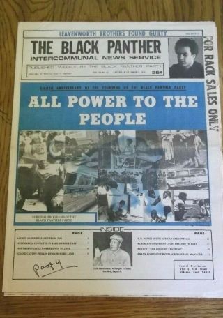 Black Panther Newspaper October 14,  1974 Volume Xii,  Number 12