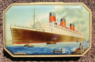 Cunard Queen Mary Bensons Toffee Tin