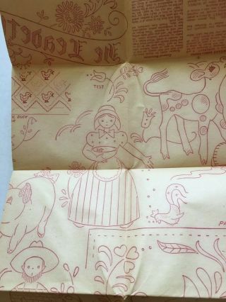 Vintage Aunt Marthas Hot Iron Transfers 4 Sheets Kittens Florals