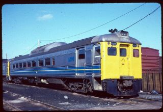 Rail Slide - Via Rail Canada 6214 Halifax Ns 2 - 7 - 1982 Budd Car Rdc2