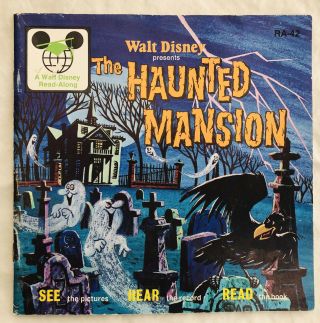 Haunted Mansion Vintage Read Along Classroom Edition Book.  Very Rare.