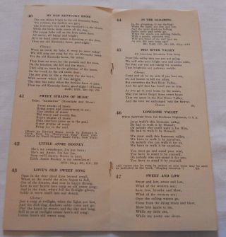 Illinois Chicago 2,  ILL.  IL Congress of Parents & Teachers Vintage Songs Booklet 2