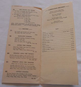 Illinois Chicago 2,  ILL.  IL Congress of Parents & Teachers Vintage Songs Booklet 3