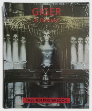 H R Giger 6 Posters (1996) - Vintage Taschen Posterbook,  Alien Artist